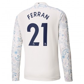 Maillot de Foot Manchester City Ferran Torres 21 Troisieme 2020/21 ML